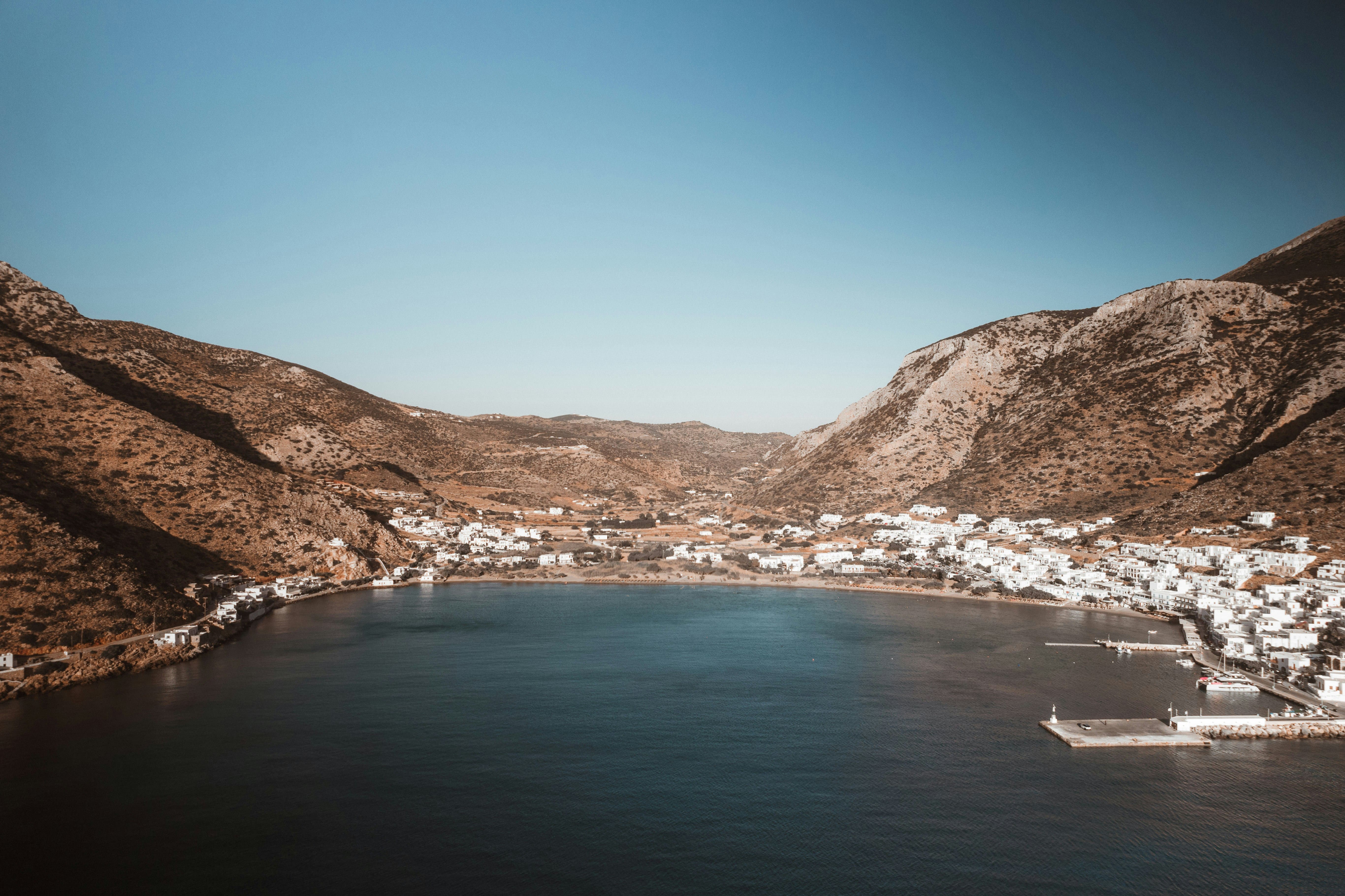 Kamares bay, Sifnos from above
